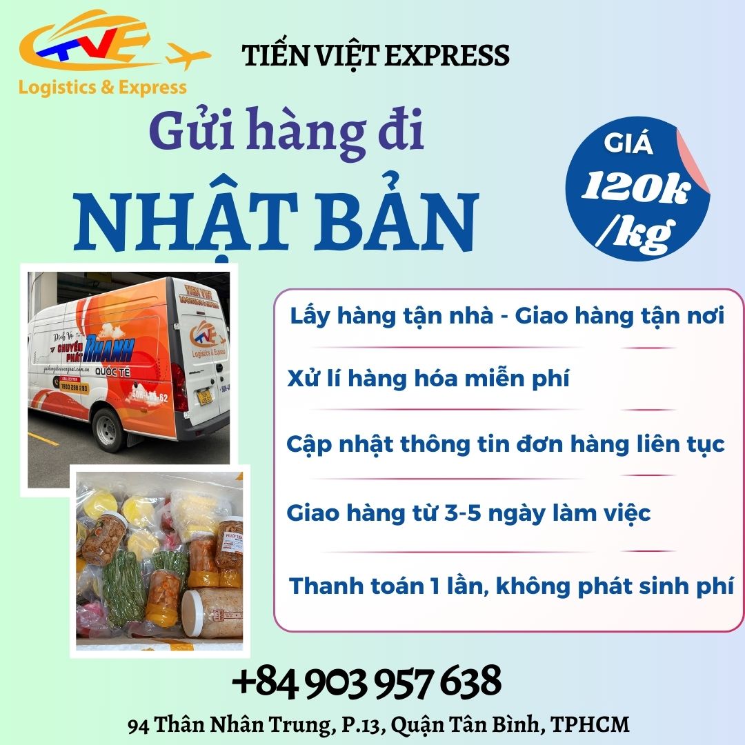 Gửi hàng đi Nhật Bản  - Tiến Việt Express